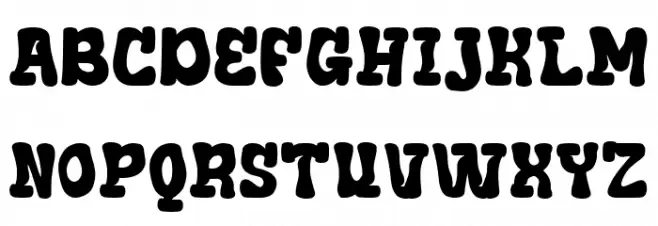 Faded Glory Display 字体 大写