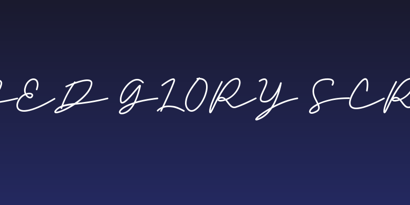 Faded Glory Script Social Header