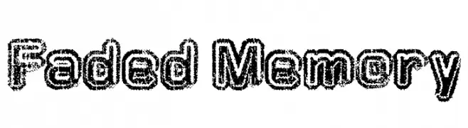 Faded Memory  baixar fontes gratis