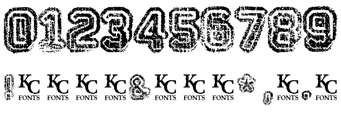 Faded Memory Font OTHER CHARS