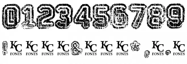 Faded Memory Font OTHER CHARS