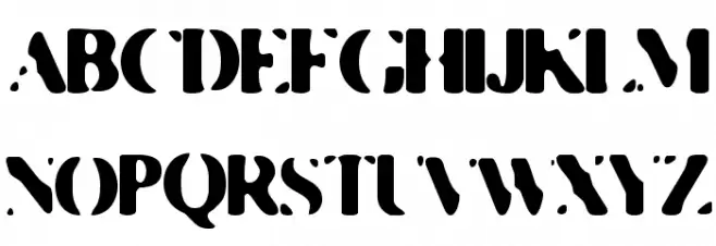 Faded MovieStar Schriftart Groß