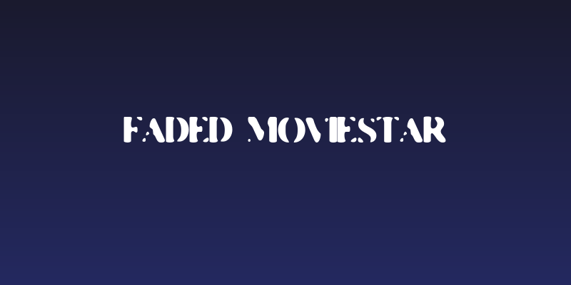 Faded MovieStar Social Header