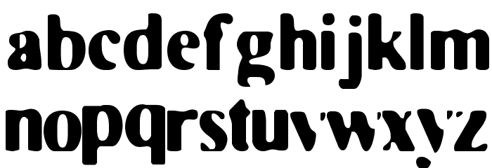 Faded MovieStar Font LOWERCASE
