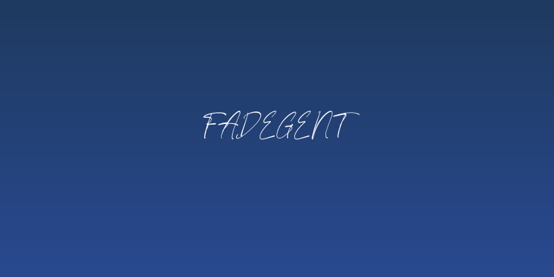 Fadegent Social Header