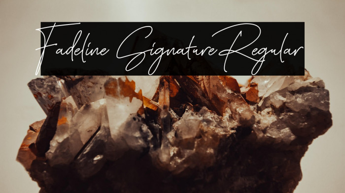 Fadeline Signature Regular Example 2