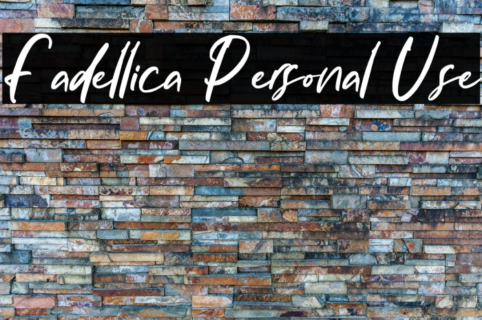 Fadellica Personal Use Example 1