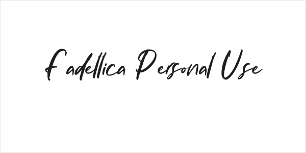 Fadellica Personal Use Logo
