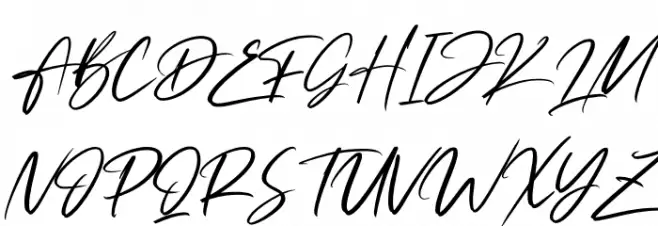 Fadetta Italic Caratteri MAIUSCOLE