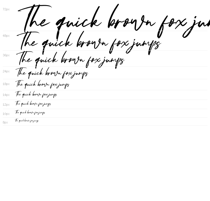 Fadetta Italic Waterfall