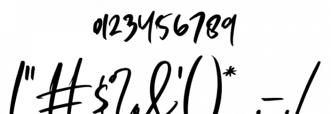 Fadetta Font OTHER CHARS