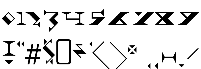 Fadgod-Regular Font OTHER CHARS
