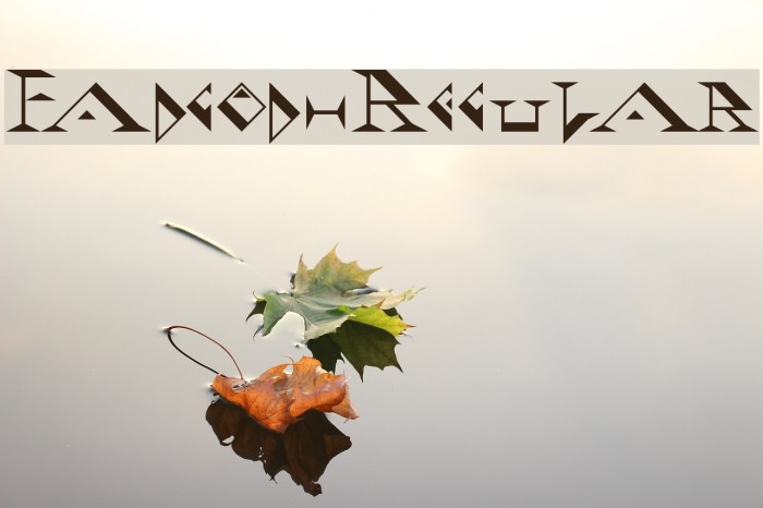 Fadgod-Regular Font examples