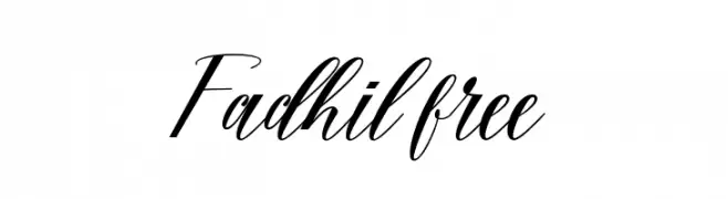 Fadhil free  font caratteri gratis