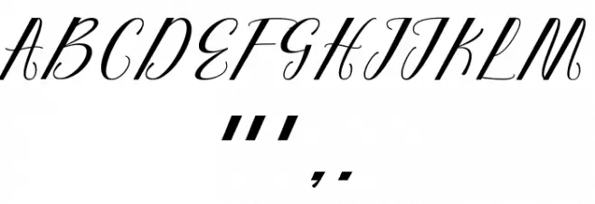 Fadhil free Font OTHER CHARS