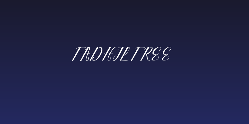 Fadhil free Social Header