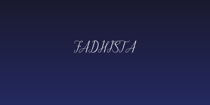 Fadhista Social Header