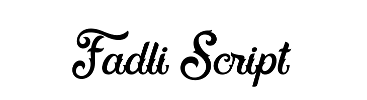 Fadli Script Шрифта