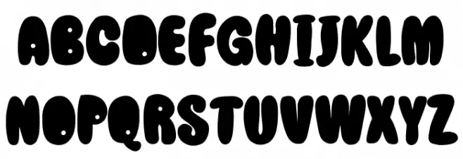 Fadorable フォント 大文字