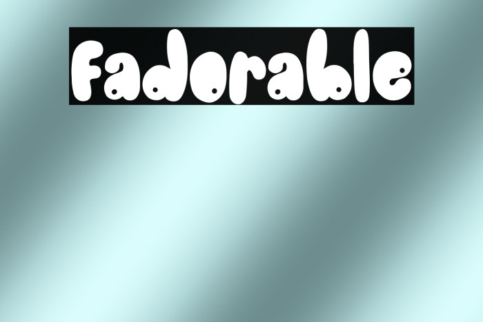 Fadorable Example 1