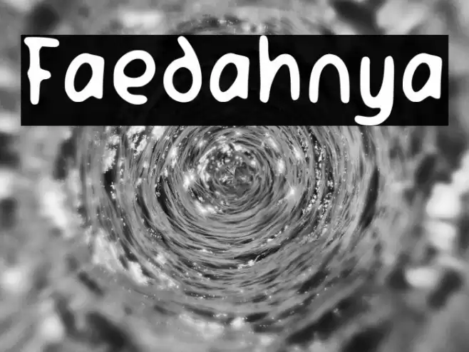 Faedahnya Font examples