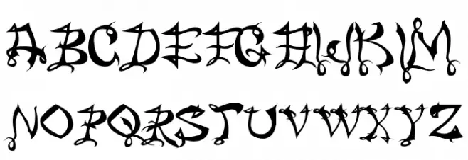 Faelorehn Schriftart Groß