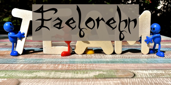 Faelorehn Font examples