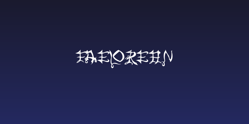 Faelorehn Social Header