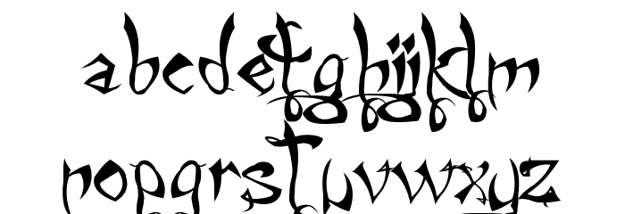 Faelorehn Font LOWERCASE