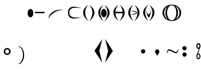 Faer フォント その他の文字