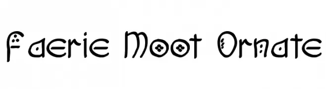Faerie Moot Ornate  Fuentes Gratis Descargar