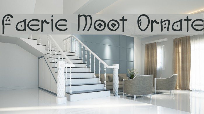 Faerie Moot Ornate Font examples