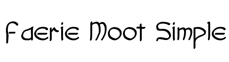 Faerie Moot Simple  Frei Schriftart Herunterladen