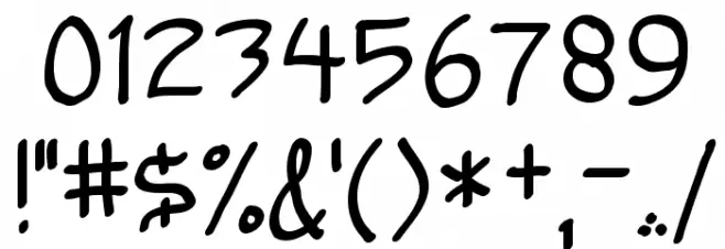 Faerie Moot Simple Font OTHER CHARS