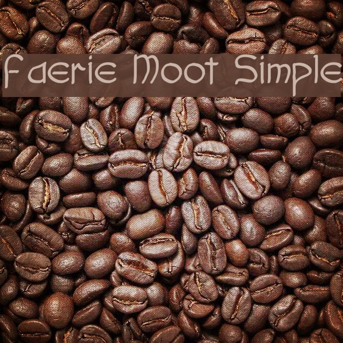 Faerie Moot Simple Example 3