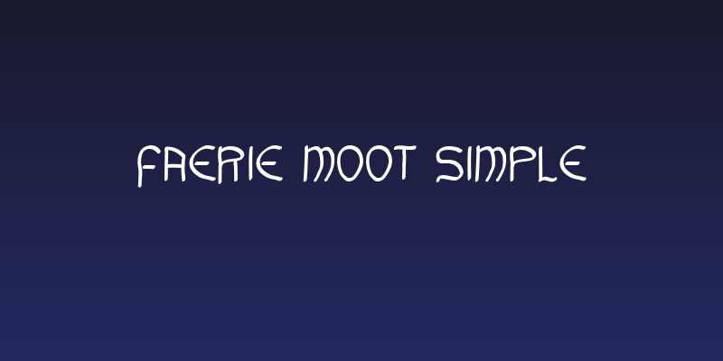 Faerie Moot Simple Social Header