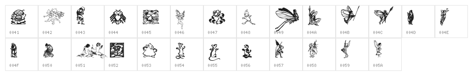 Faerie!" Character Map