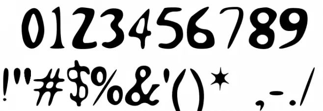 Faeronic Caratteri ALTRI CARATTERI