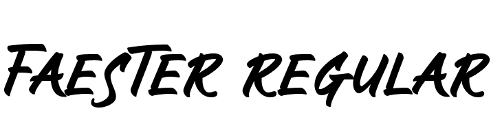 Faester Regular  Free Fonts Download