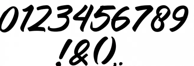 Faester Regular Font OTHER CHARS