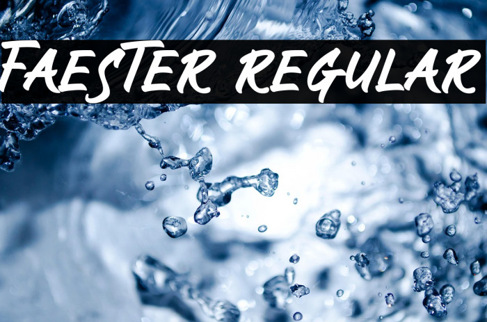 Faester Regular Example 3
