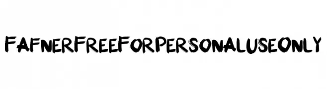 Fafner Free For personal use Only  Frei Schriftart Herunterladen