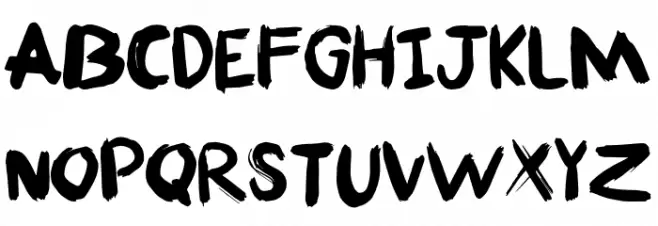 Fafner Free For personal use Only 字体 小写