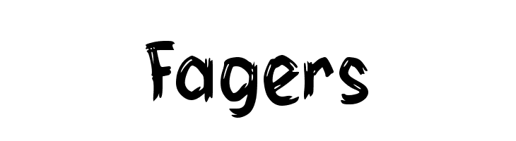 Fagers  Descarca Fonturi Gratis