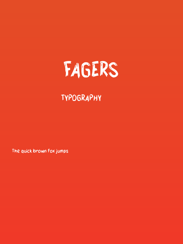 Fagers Poster