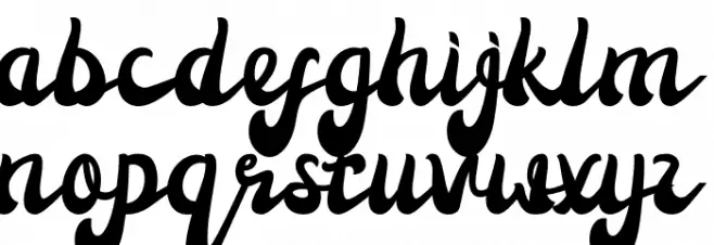 Fagetone 字体 小写