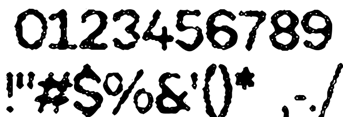 FaggottPinStrada-Normal Font OTHER CHARS