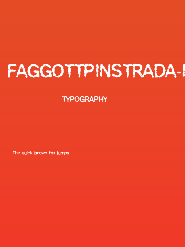 FaggottPinStrada-Normal Poster