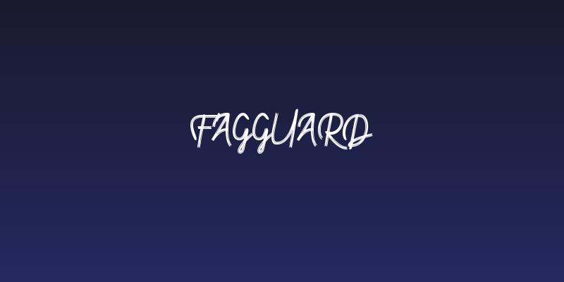 Fagguard Social Header