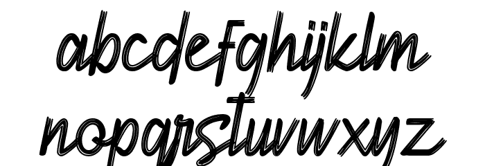Fagguard Font LOWERCASE